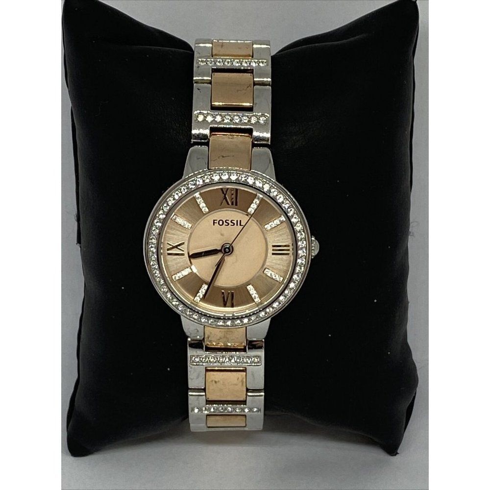 Fossil ES3405 Women's Two-Tone Stainless Steel Ana